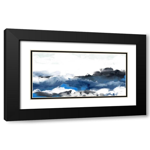 Sea Surface II Black Modern Wood Framed Art Print with Double Matting by Vess, June Erica