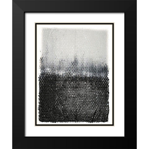 Alabaster II Black Modern Wood Framed Art Print with Double Matting by Guthrie, Jenna
