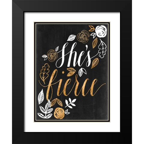 Girl Power IV Black Modern Wood Framed Art Print with Double Matting by Popp, Grace
