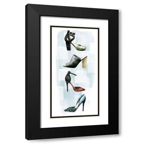 Shoe Lover II Black Modern Wood Framed Art Print with Double Matting by Popp, Grace