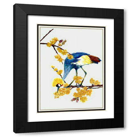 Chimonanthus Praecox I Black Modern Wood Framed Art Print with Double Matting by Wang, Melissa