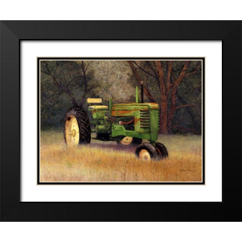 In Repose Black Modern Wood Framed Art Print with Double Matting by Matcham, Marcia