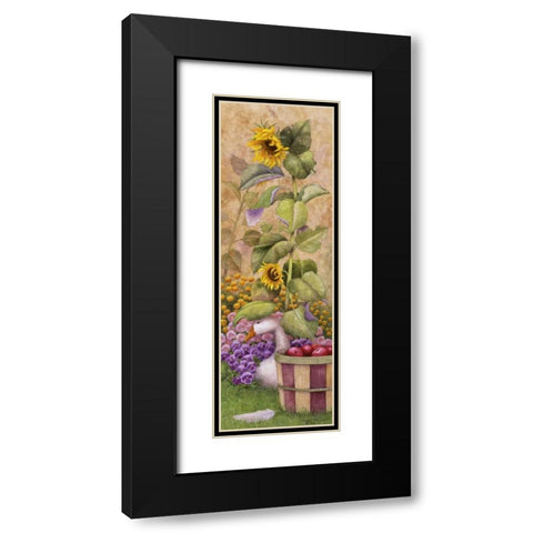 Garden March I Black Modern Wood Framed Art Print with Double Matting by Matcham, Marcia