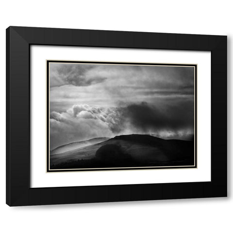 Misty Weather VIII Black Modern Wood Framed Art Print with Double Matting by Henson, Martin