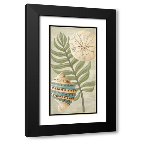 Palm Beach II Black Modern Wood Framed Art Print with Double Matting by Vess, June Erica