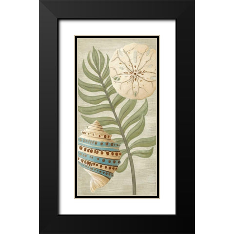 Palm Beach II Black Modern Wood Framed Art Print with Double Matting by Vess, June Erica