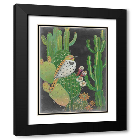 Desert Twilight I Black Modern Wood Framed Art Print with Double Matting by Zarris, Chariklia