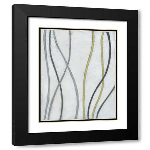 Bob and Weave I Black Modern Wood Framed Art Print with Double Matting by Vess, June Erica