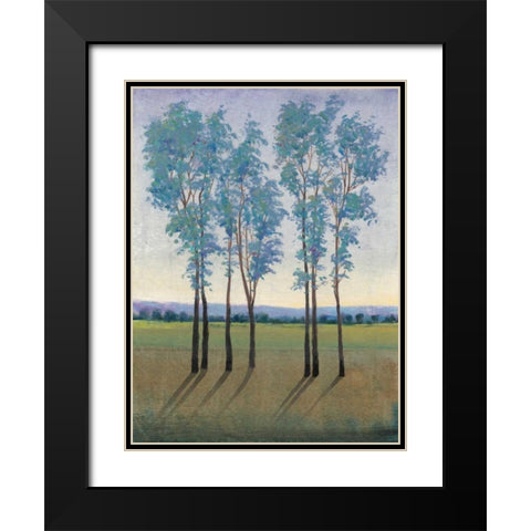 Acreage I Black Modern Wood Framed Art Print with Double Matting by OToole, Tim