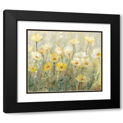 Summer in Bloom II Black Modern Wood Framed Art Print with Double Matting by OToole, Tim
