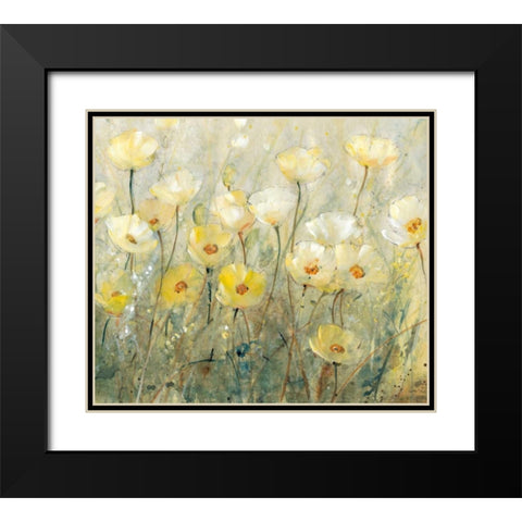 Summer in Bloom II Black Modern Wood Framed Art Print with Double Matting by OToole, Tim