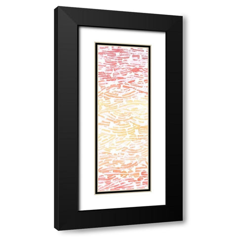 2-Up Summertime River Rocks I Black Modern Wood Framed Art Print with Double Matting by Popp, Grace