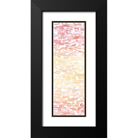 2-Up Summertime River Rocks I Black Modern Wood Framed Art Print with Double Matting by Popp, Grace