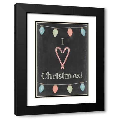 Christmas Glow IV Black Modern Wood Framed Art Print with Double Matting by Popp, Grace