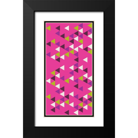 Bunting II Black Modern Wood Framed Art Print with Double Matting by Ketchum, Nicole