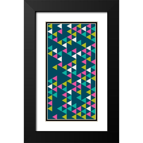 Bunting III Black Modern Wood Framed Art Print with Double Matting by Ketchum, Nicole
