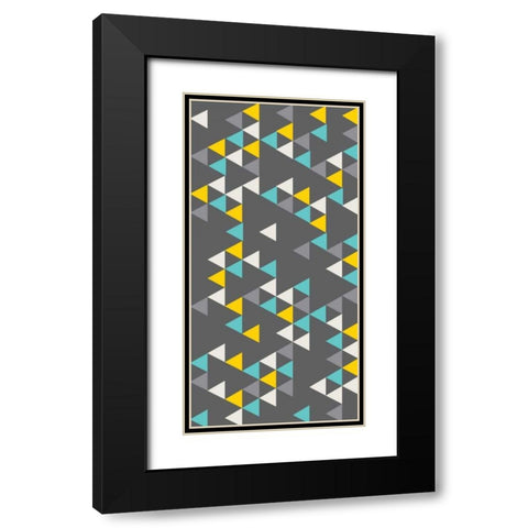Bunting VI Black Modern Wood Framed Art Print with Double Matting by Ketchum, Nicole