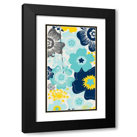 Burst I Black Modern Wood Framed Art Print with Double Matting by Ketchum, Nicole