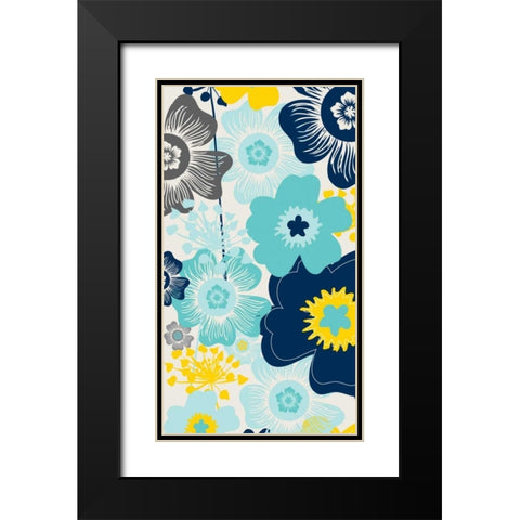 Burst I Black Modern Wood Framed Art Print with Double Matting by Ketchum, Nicole