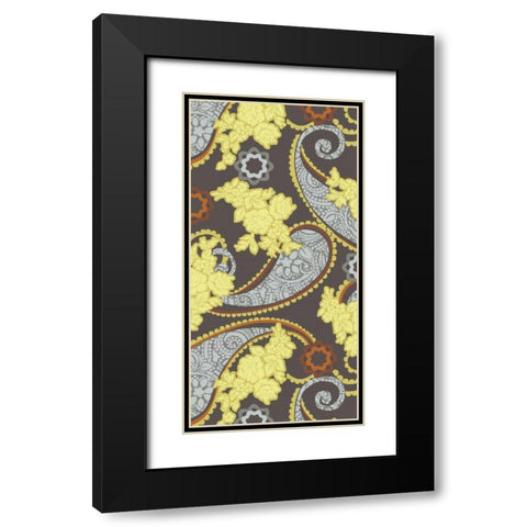 Sheer Romance Lace II Black Modern Wood Framed Art Print with Double Matting by Hoffman, Katia