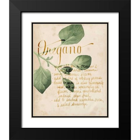 Herb Study III Black Modern Wood Framed Art Print with Double Matting by Popp, Grace