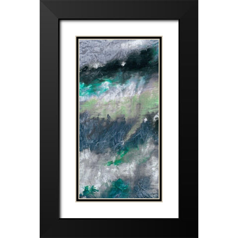 Gravity II Black Modern Wood Framed Art Print with Double Matting by Butler, John
