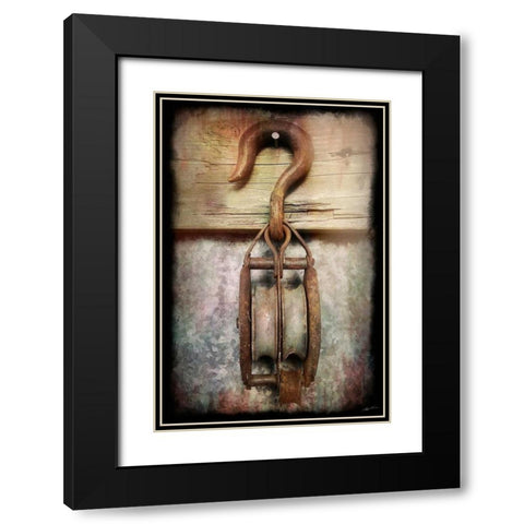 Block and Tackle I Black Modern Wood Framed Art Print with Double Matting by Butler, John