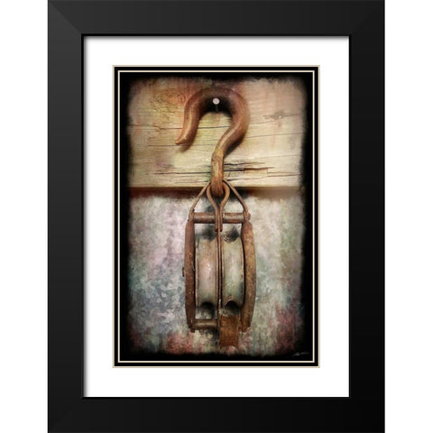 Block and Tackle I Black Modern Wood Framed Art Print with Double Matting by Butler, John