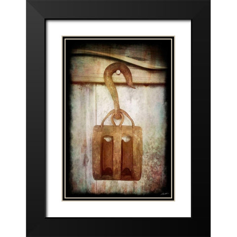 Block and Tackle II Black Modern Wood Framed Art Print with Double Matting by Butler, John