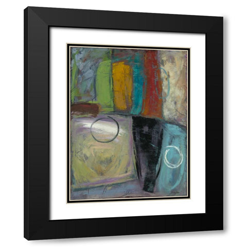 Cool Jazz I Black Modern Wood Framed Art Print with Double Matting by Joy, Julie
