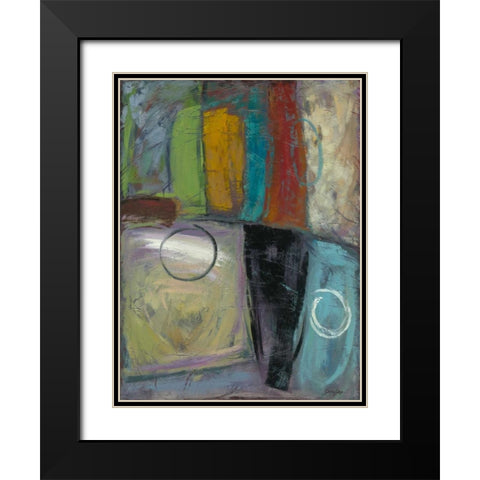 Cool Jazz I Black Modern Wood Framed Art Print with Double Matting by Joy, Julie