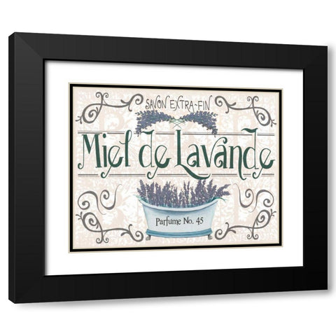 Vintage Soap Design I Black Modern Wood Framed Art Print with Double Matting by Popp, Grace