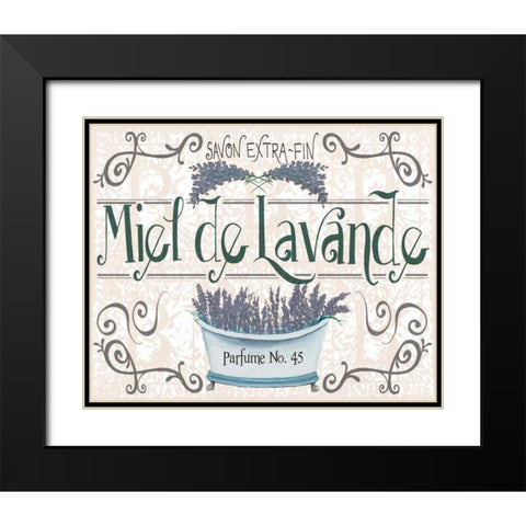 Vintage Soap Design I Black Modern Wood Framed Art Print with Double Matting by Popp, Grace