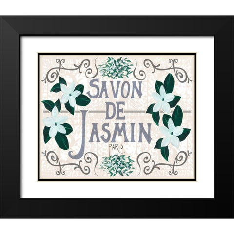 Vintage Soap Design II Black Modern Wood Framed Art Print with Double Matting by Popp, Grace