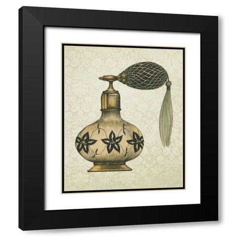 2-Up Antique Toilette II Black Modern Wood Framed Art Print with Double Matting by Popp, Grace