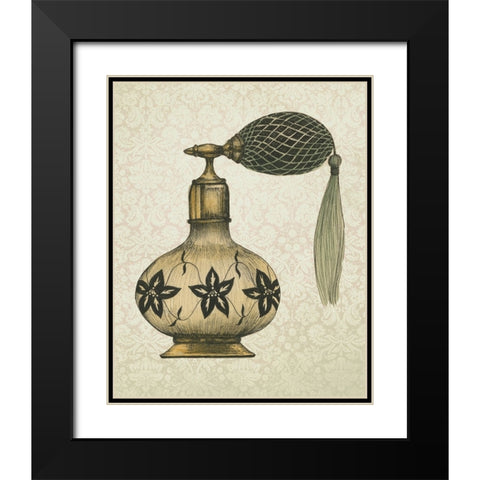 2-Up Antique Toilette II Black Modern Wood Framed Art Print with Double Matting by Popp, Grace