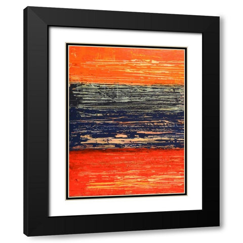Electric Morning I Black Modern Wood Framed Art Print with Double Matting by Avondet, Natalie