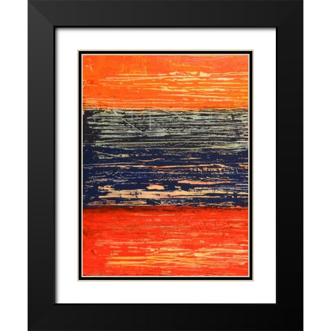 Electric Morning I Black Modern Wood Framed Art Print with Double Matting by Avondet, Natalie