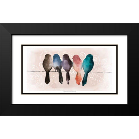 Afternoon Twitter I Black Modern Wood Framed Art Print with Double Matting by Popp, Grace
