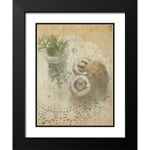 Herb Still Life IV Black Modern Wood Framed Art Print with Double Matting by Orlov, Irena