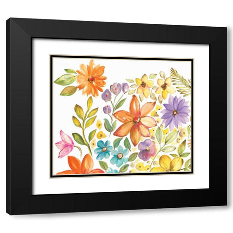 Abundance II Black Modern Wood Framed Art Print with Double Matting by Minasian, Julia