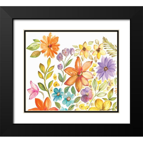 Abundance II Black Modern Wood Framed Art Print with Double Matting by Minasian, Julia