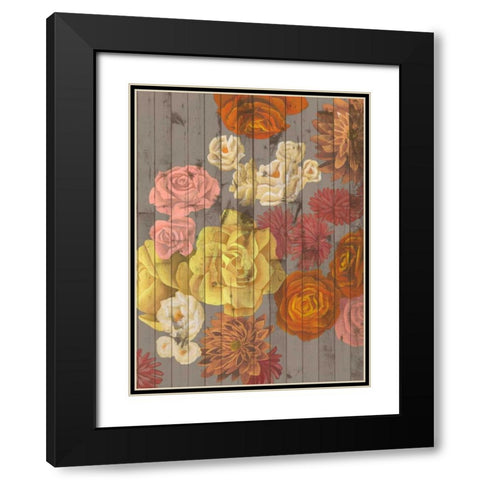 Danza del Sol II Black Modern Wood Framed Art Print with Double Matting by Popp, Grace