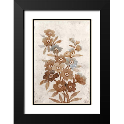 Wildflower Branch I Black Modern Wood Framed Art Print with Double Matting by OToole, Tim