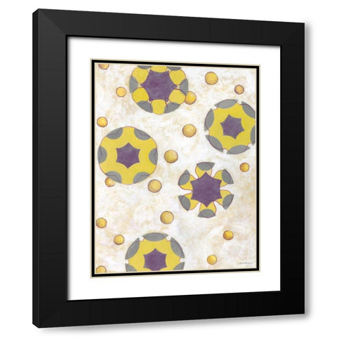 Canary Pop I Black Modern Wood Framed Art Print with Double Matting by Lam, Vanna