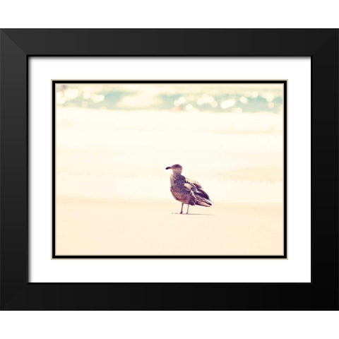 Go Left Black Modern Wood Framed Art Print with Double Matting by Coomes, Sylvia