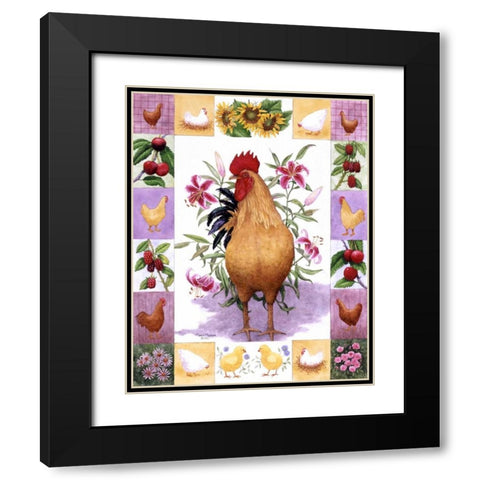 Jack and Jill I Black Modern Wood Framed Art Print with Double Matting by Matcham, Marcia