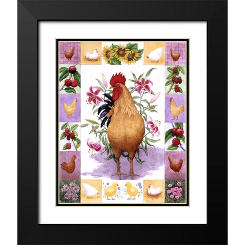 Jack and Jill I Black Modern Wood Framed Art Print with Double Matting by Matcham, Marcia