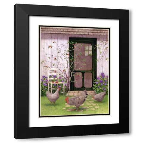 Morning Patrol I Black Modern Wood Framed Art Print with Double Matting by Matcham, Marcia