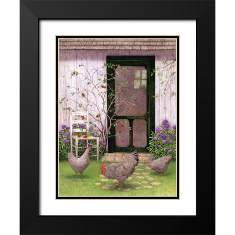 Morning Patrol I Black Modern Wood Framed Art Print with Double Matting by Matcham, Marcia